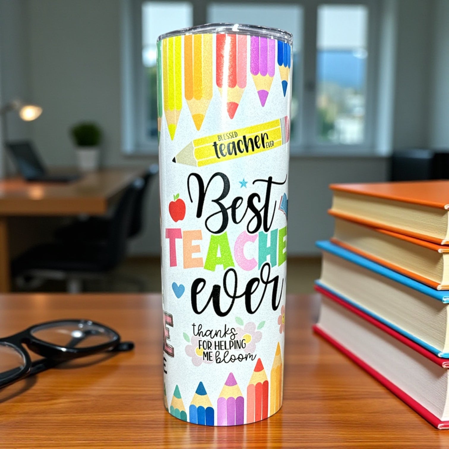“Best Teacher Ever” Tumbler – 20 oz.