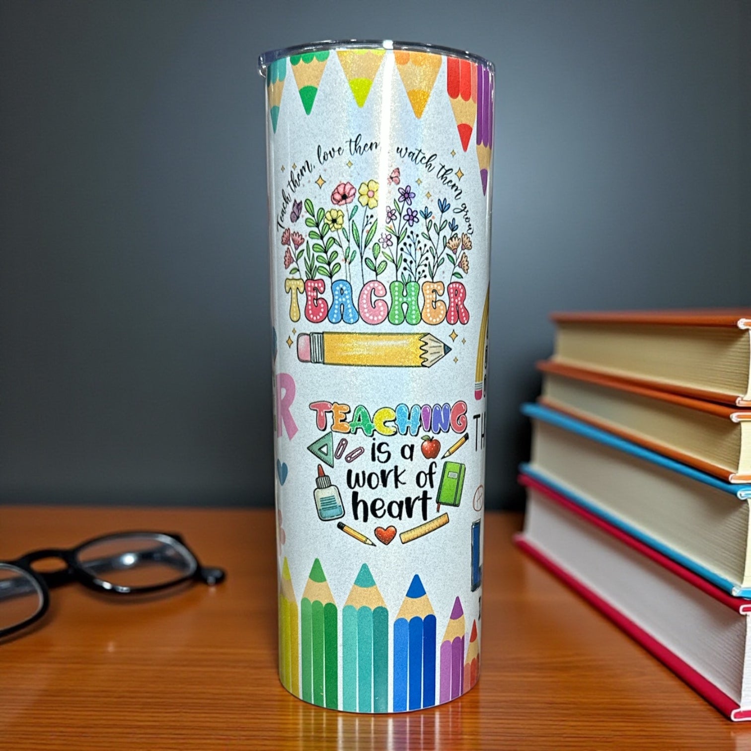“Best Teacher Ever” Tumbler – 20 oz.