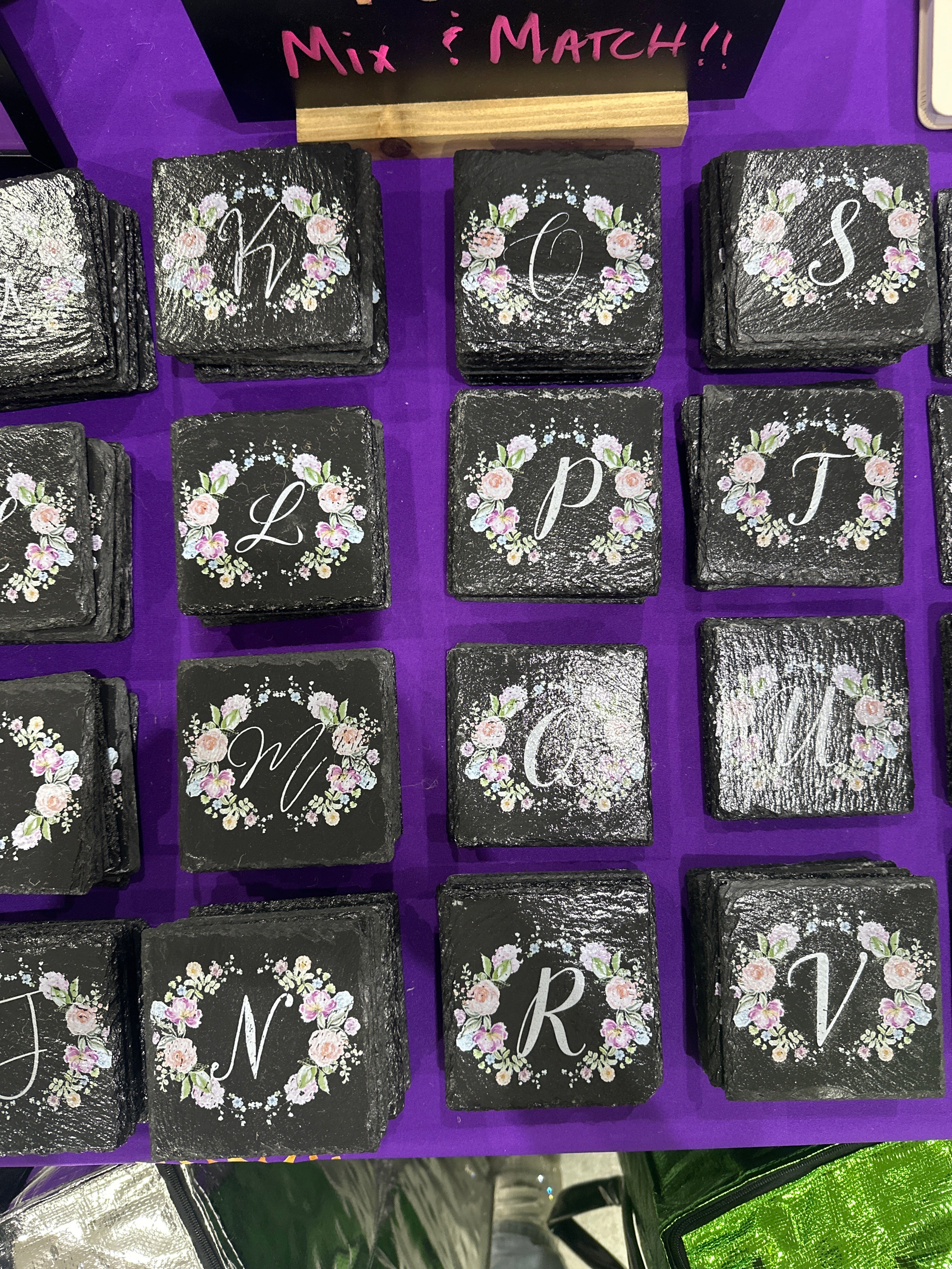 Custom slate coasters