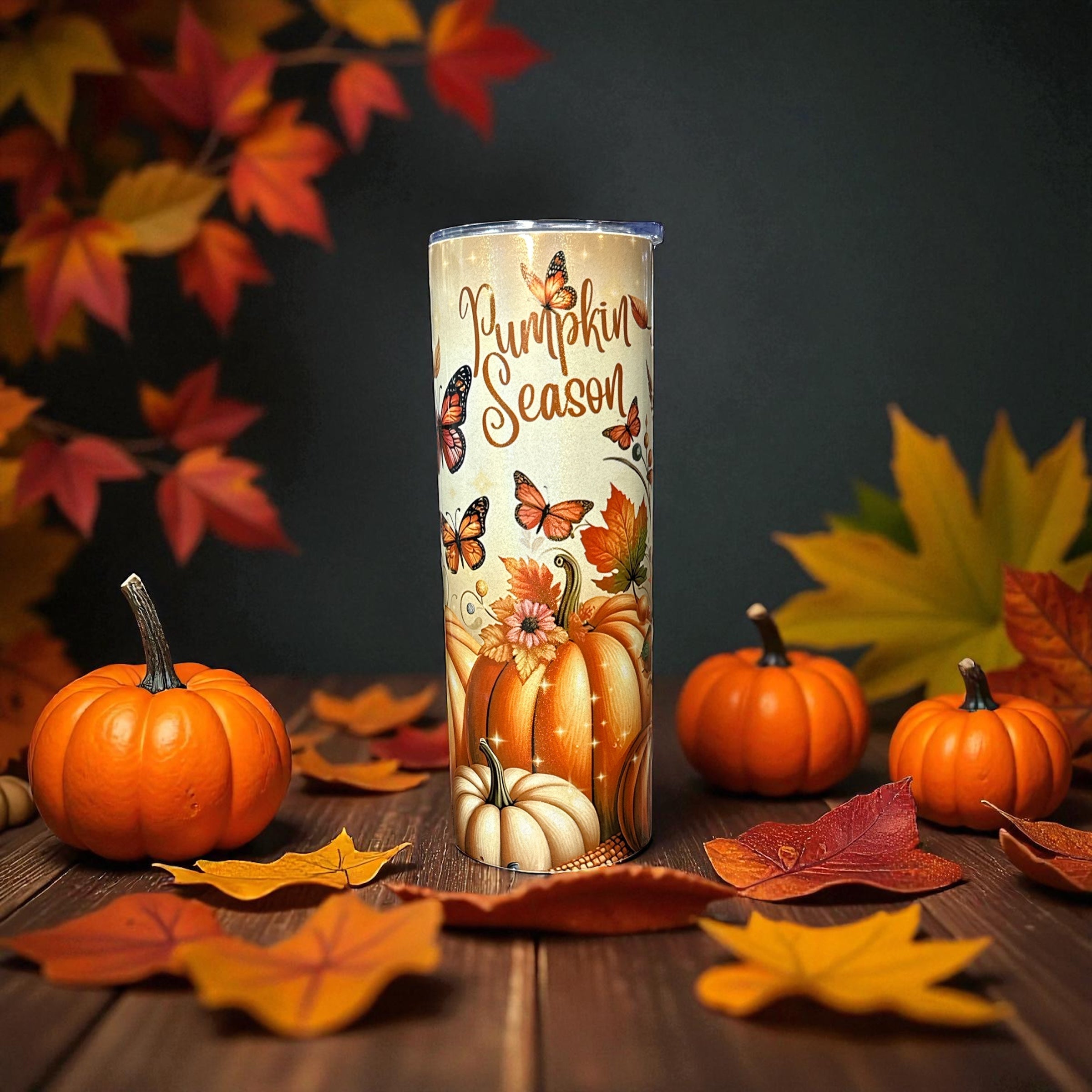 'Pumpkin Season" Tumbler