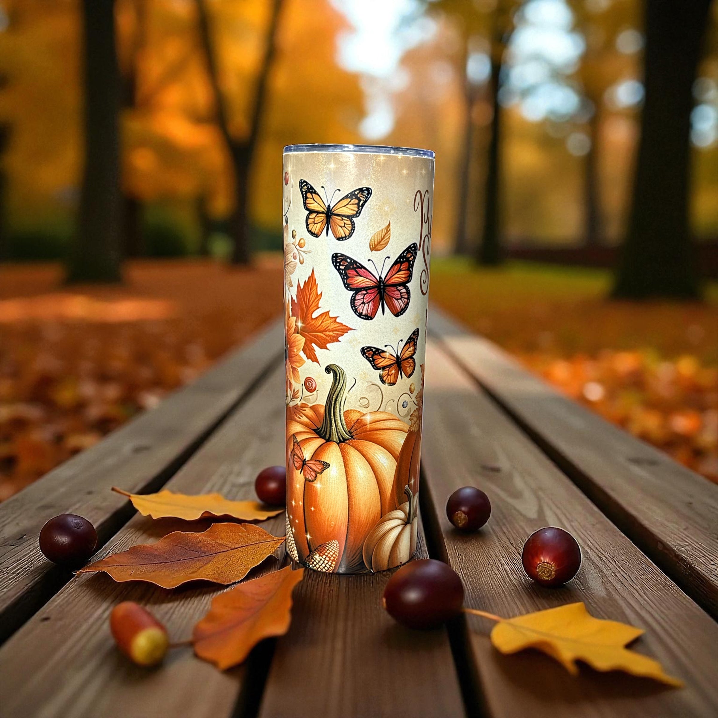 'Pumpkin Season" Tumbler
