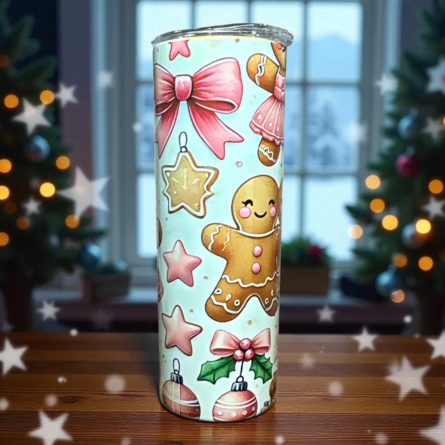 Gingerbread Boy and Girl Tumbler – 20 oz.