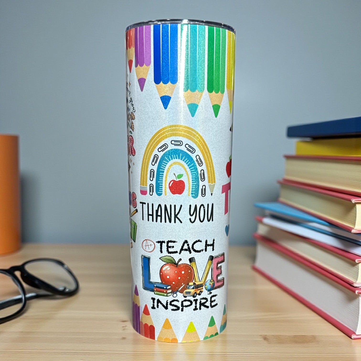 “Best Teacher Ever” Tumbler – 20 oz.