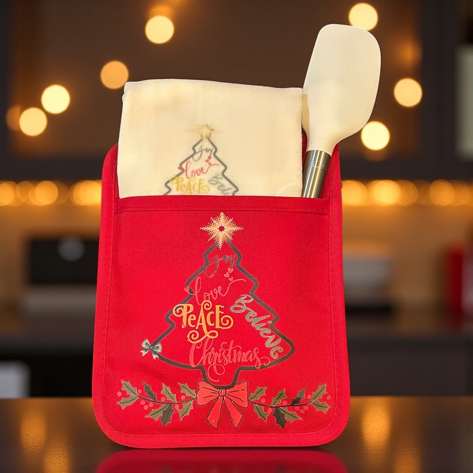Christmas Oven Mitt Gift Set "Christmas Tree"