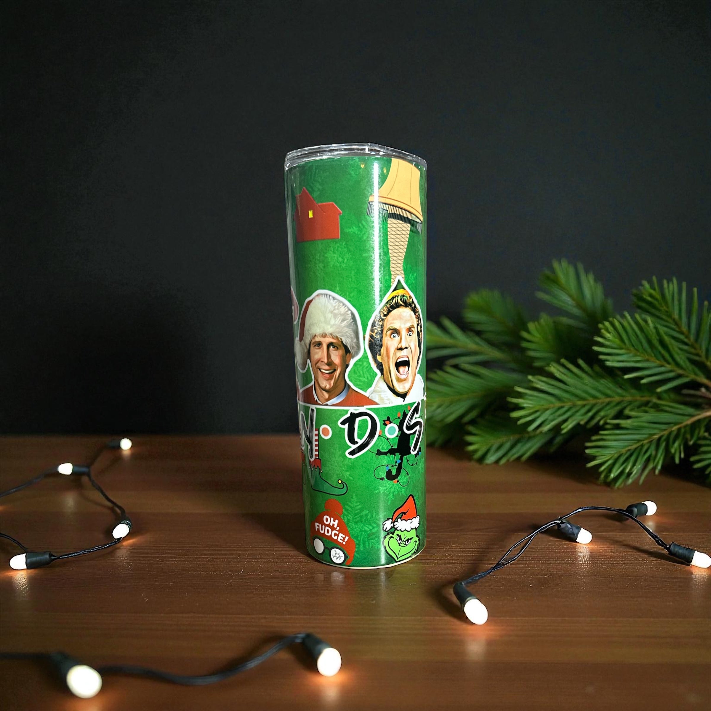 “Christmas Movie Friends” Tumbler – 20 oz.