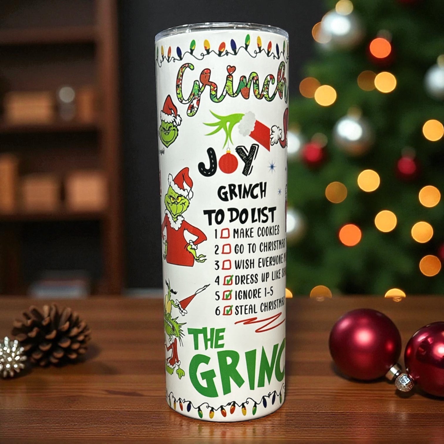“The Grinch” Tumbler – 20 oz.