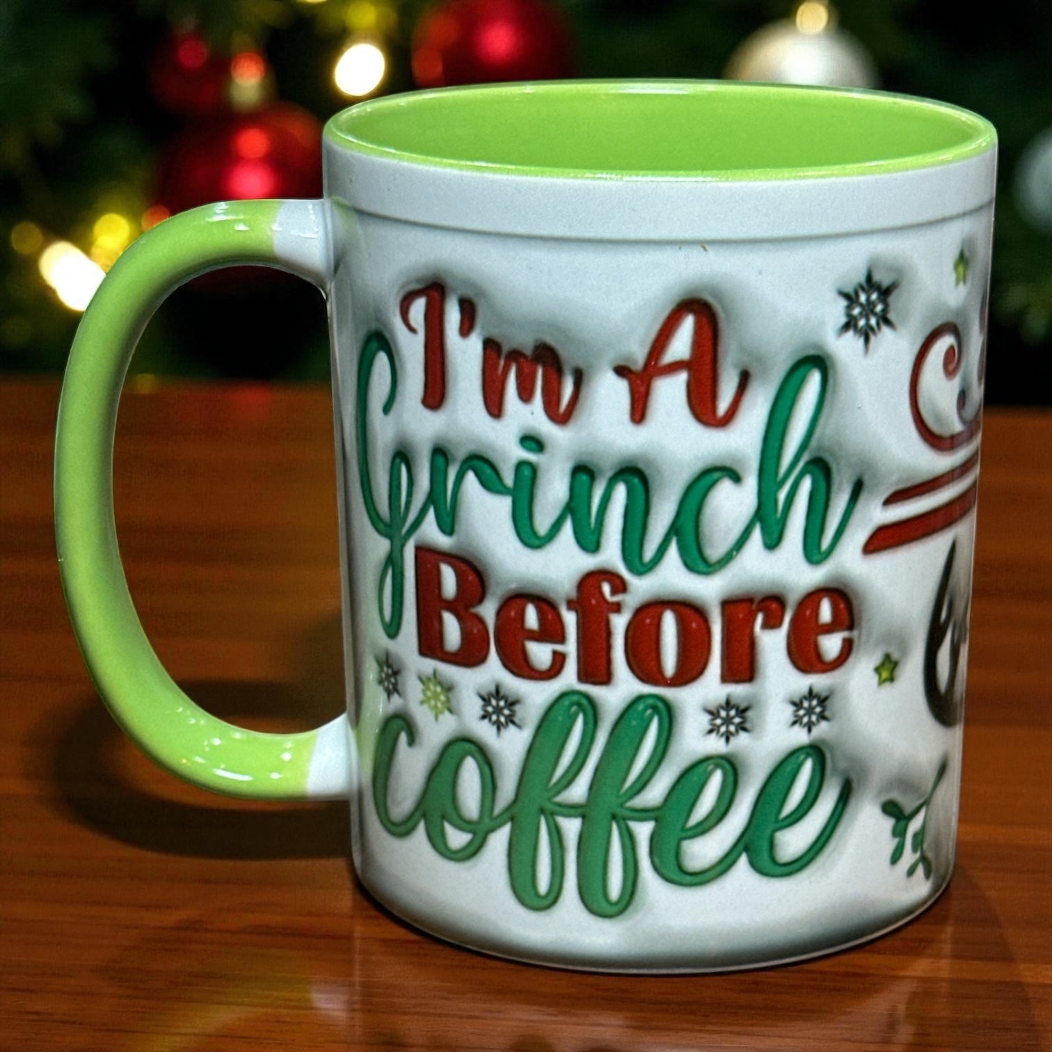 “I’m a Grinch Before Coffee” Mug – 11 oz.