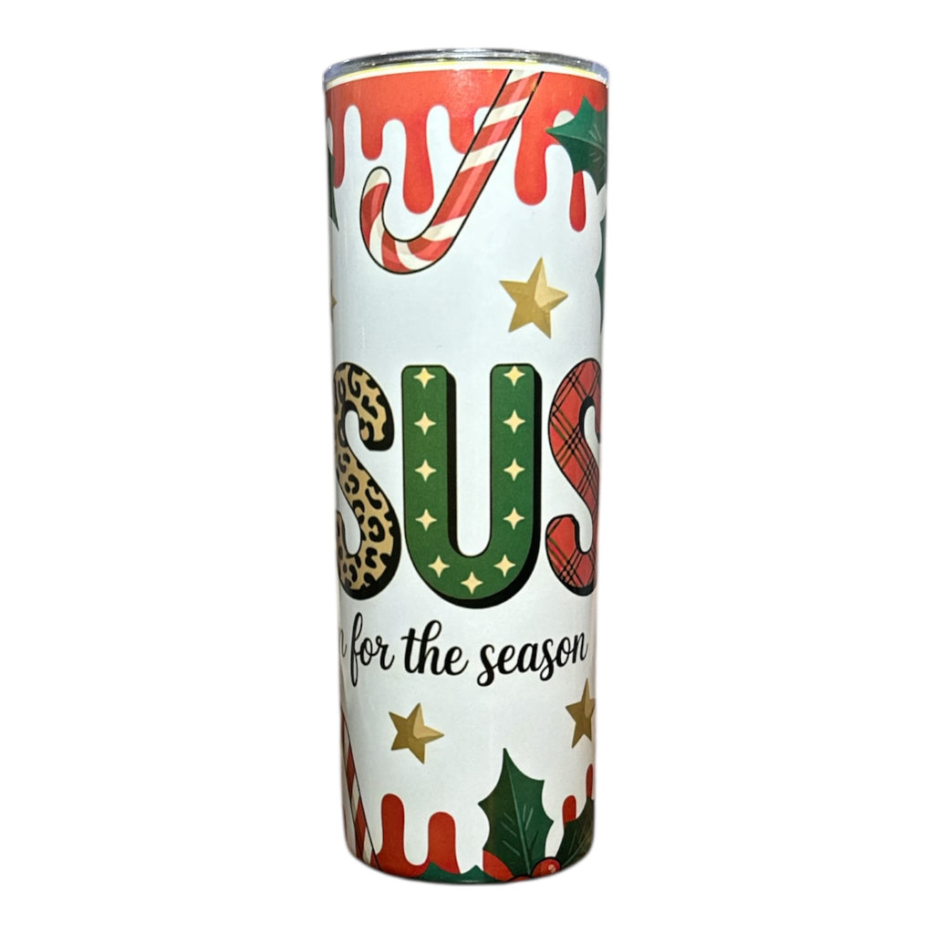“Jesus Is the Reason for the Season” Tumbler – 20 oz.