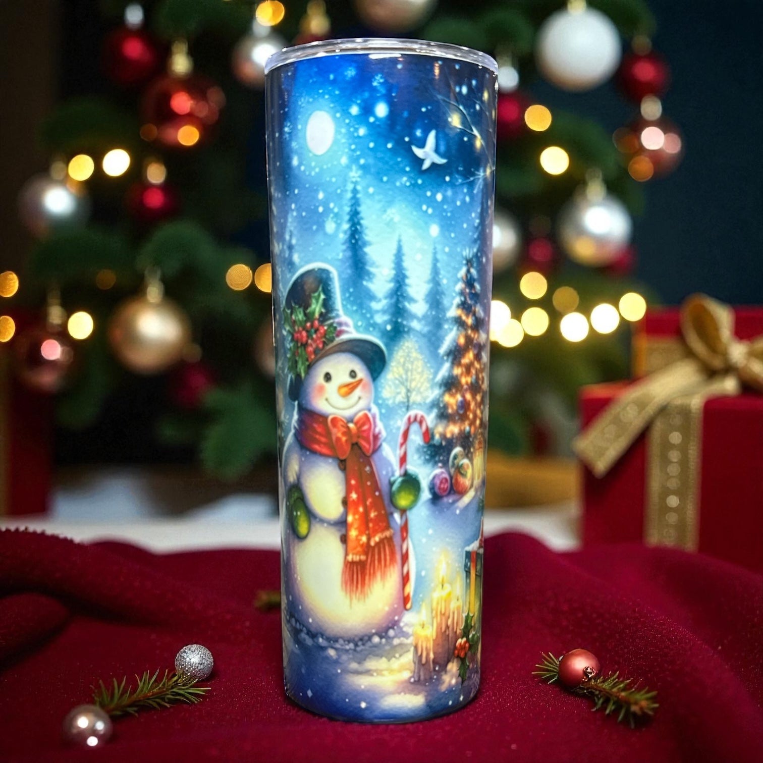 “Snowman Christmas” Tumbler – 20 oz.