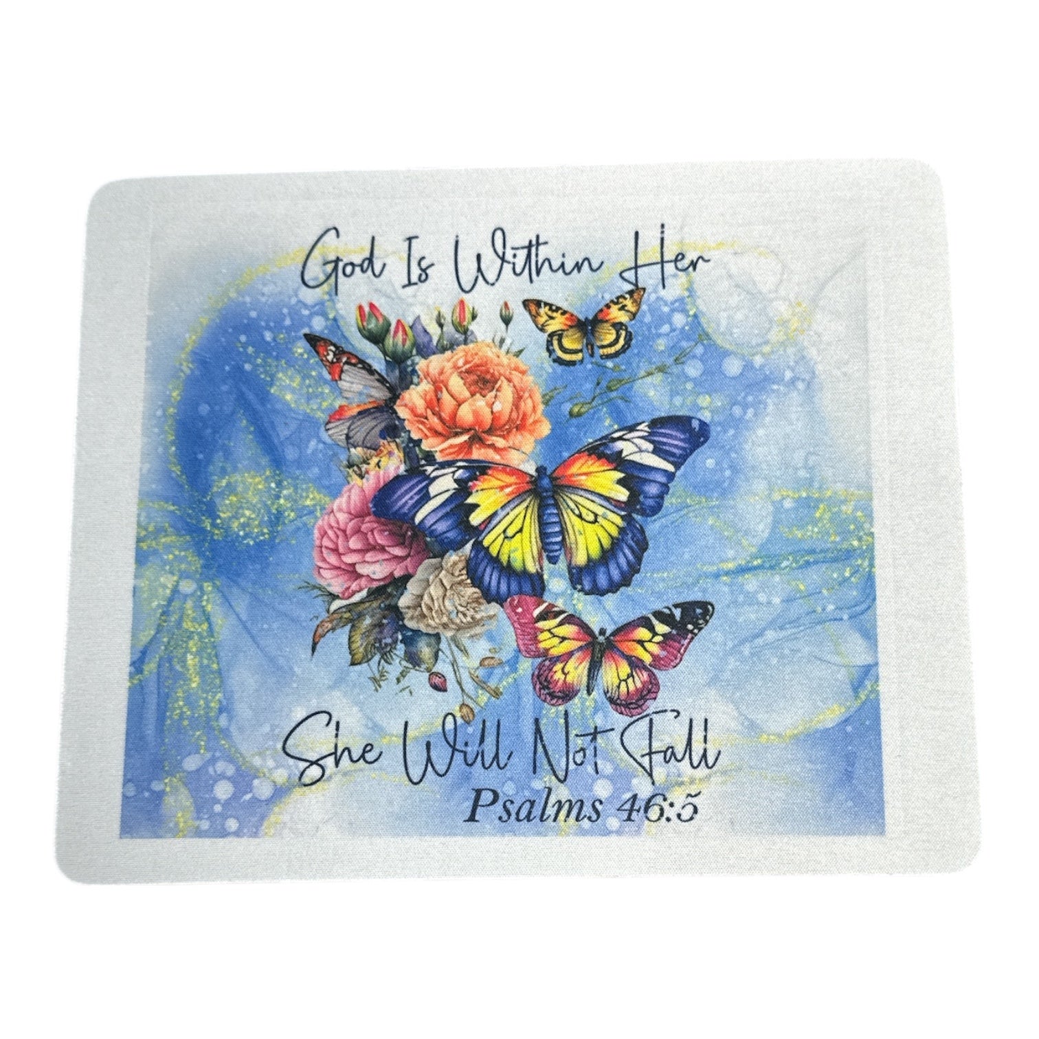 Psalm 46:5 “God Is Within Her – She Will Not Fall” Mouse Pad