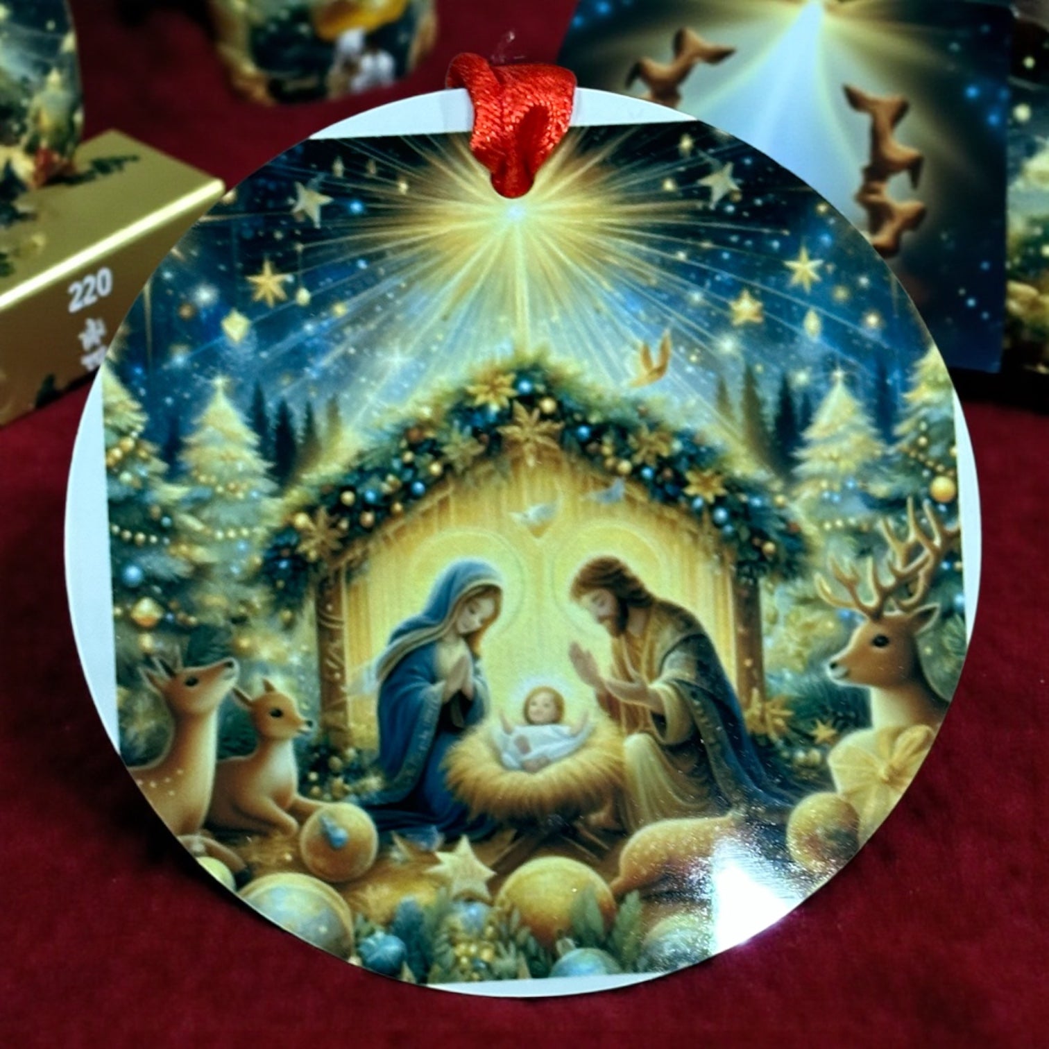 "Away in a Manger" Christmas Ornament