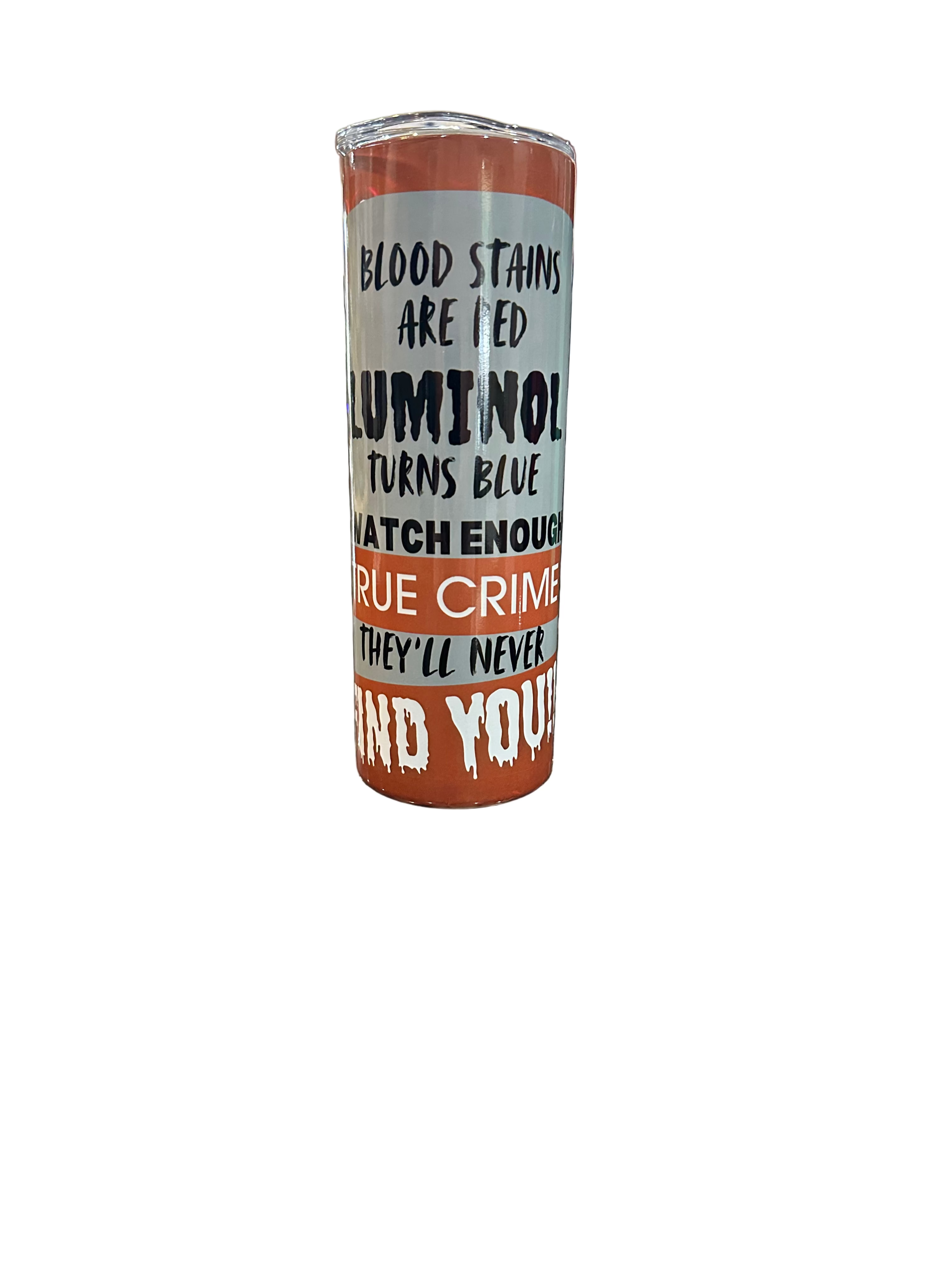 “True Crime” tumbler