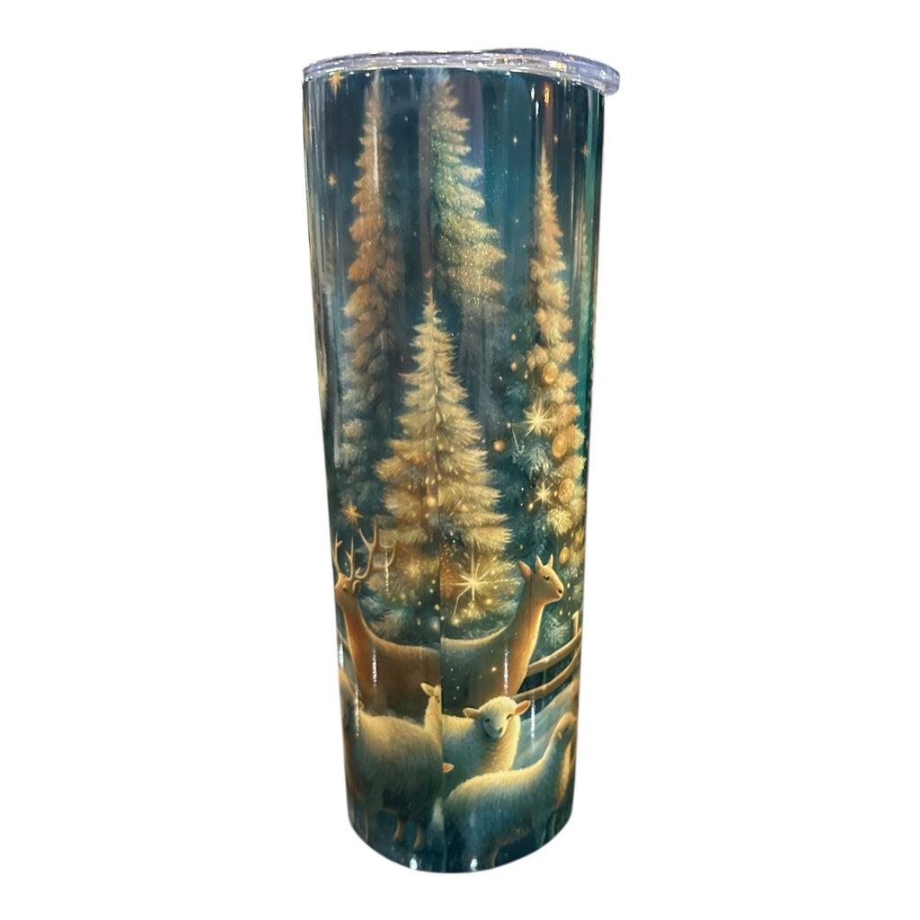 “Away in a Manger” tumbler