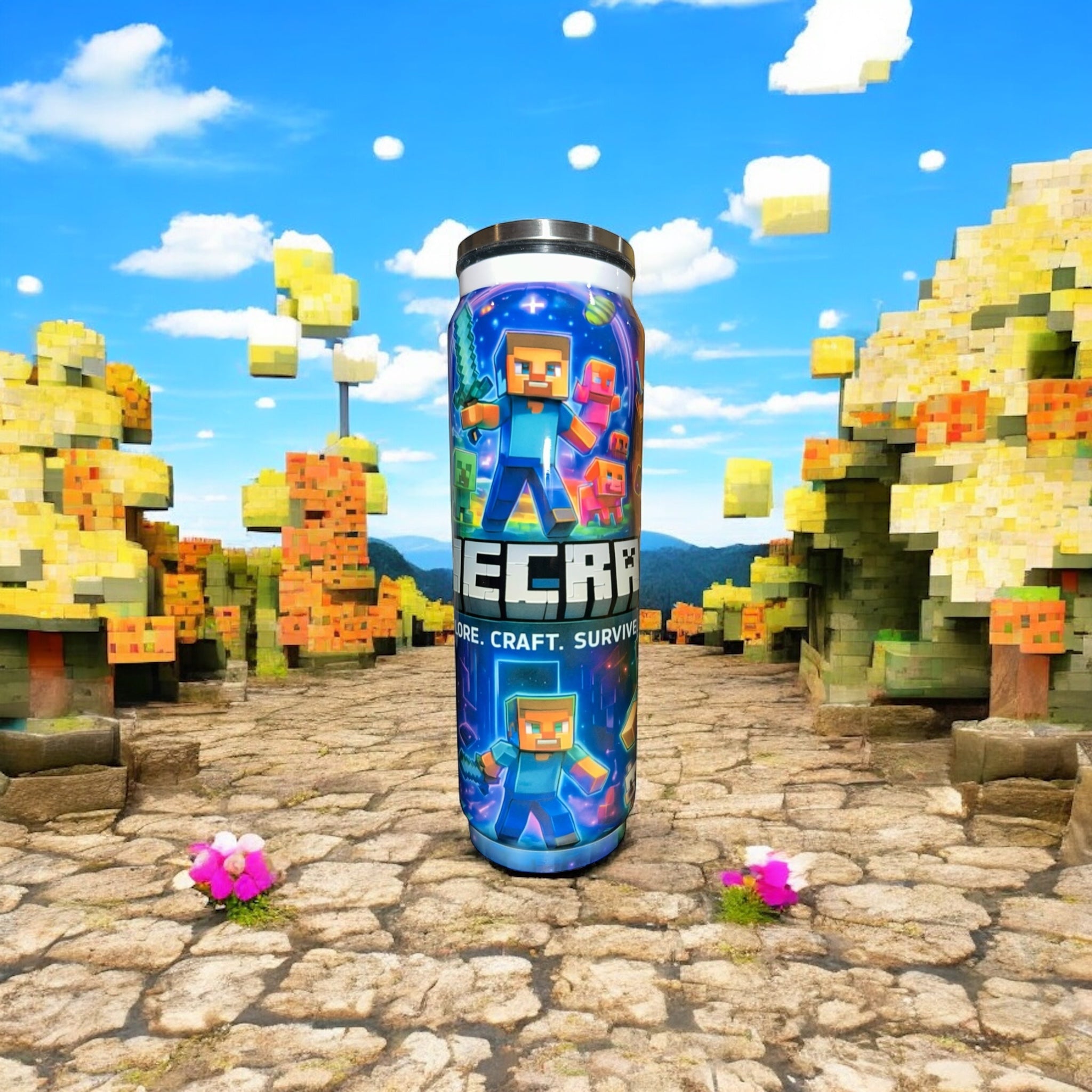 "Minecraft” water bottle