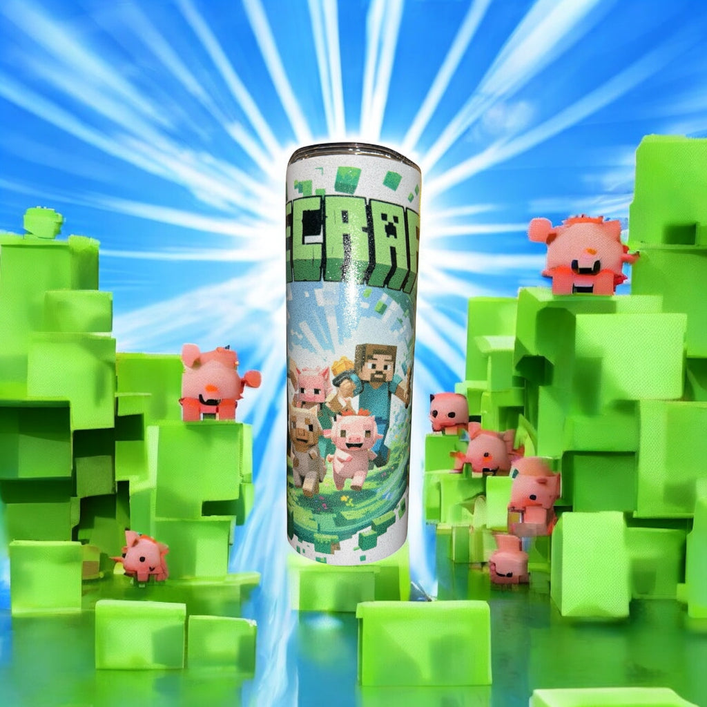 "Minecraft” tumbler