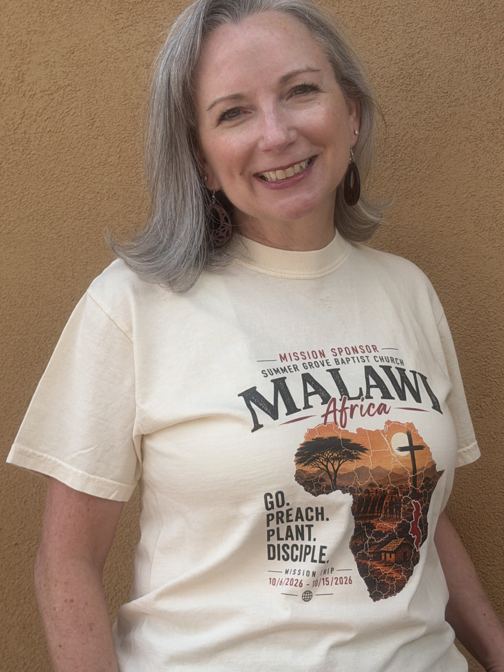 FUNDRAISER EVENT: Kristy Mullins Malawi, Africa Mission T-shirt