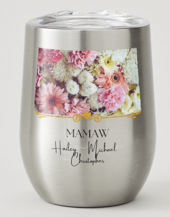 Personalized Grandma Wine Tumbler